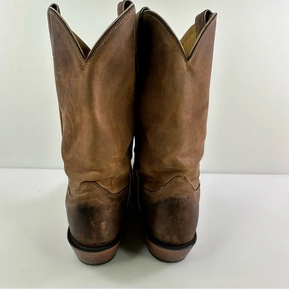 COLLEGE BOOTS Nocona Alabama Crimson Tide Brown Leather USA Women’s 10B - Picture 7 of 9